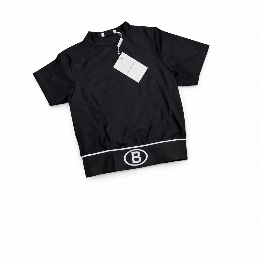 RARE Balenciaga Girls’ Yoga Set – Size S or Women’s XS – NWT Luxe Black 2-Piece - Picture 6 of 11